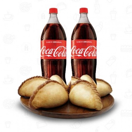 Pack 12 Salteñas + 2 Coca Cola 2Lt
