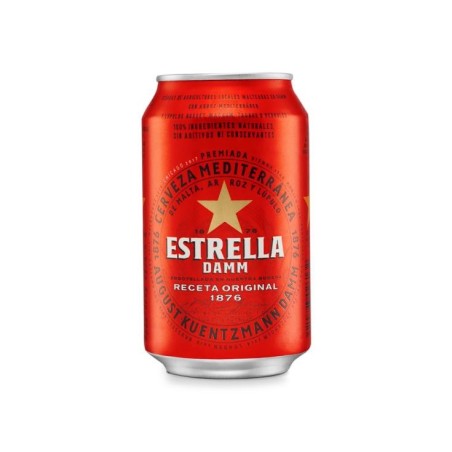 Estrella Damm en Lata 33cl